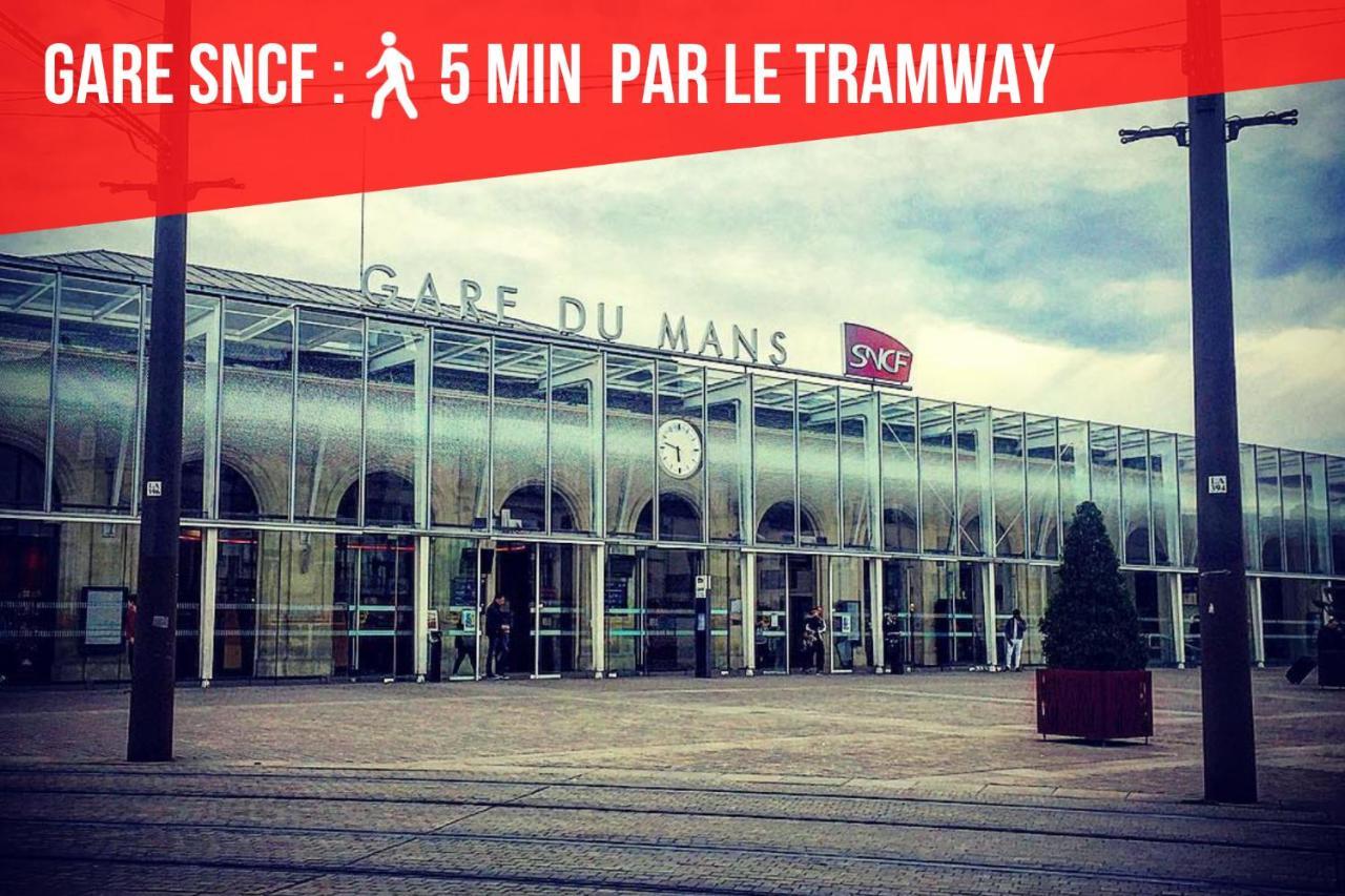 Apartamento Tramway 9 Jaures Cosy Proche Gare Le Mans Exterior foto